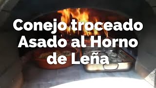 Conejo Asado al Horno de Leña  Receta Casera  Fácil y Barato [upl. by Goody]