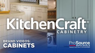 Modern Cabinets by KitchenCraft  ProSource Wholesale® [upl. by Hanny935]