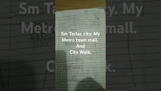 Sm Tarlac city Metro town mall at citywalk [upl. by Balcer]