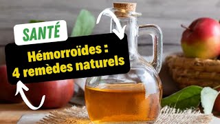 Hémorroïdes  5 remèdes naturels pour soulager la douleur [upl. by Odidnac]