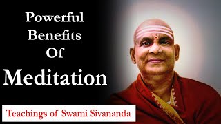 The Most Powerful Mental And Nervine Tonic  Meditation Powerful Benefits  Swami Sivananda [upl. by Marie-Jeanne345]