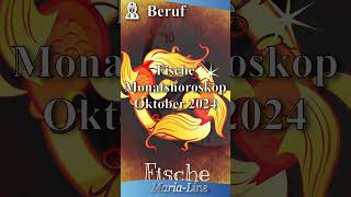 Fische BERUF 👷‍♀️ Horoskop Oktober 2024 [upl. by Lemrej]