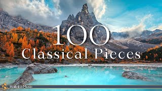 Top 100 Classical Music Pieces [upl. by Fidelio479]