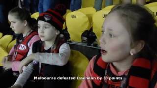 Karla and her cousins go to the footy [upl. by Perice]