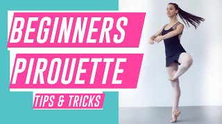 How to do PIROUETTES FOR BEGINNERS  BALLET turn TUTORIAL 2020 [upl. by Akirdnwahs]