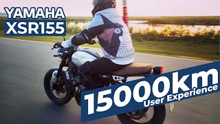 Yamaha XSR 155 User Experience  15000km Riding Review by Owner [upl. by Maryly]