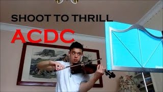 ACDC  Shoot To Thrill  Violin Cover [upl. by Yaniv]