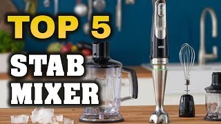 DIE 5 BESTEN STABMIXER  Pürierstab Vergleich Test 2019 Siehe Videobeschreibung [upl. by Weinhardt]