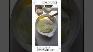 The Best Greek Tzatziki Sauce Recipe Ever [upl. by Sibilla]