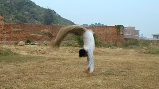 Learn Back handspring tutorial in hindi [upl. by Erdnua]