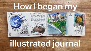 How I began my illustrated journal [upl. by Jere142]