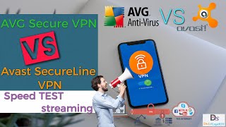 AVG Secure VPN Pro VS Avast SecureLine VPN Test [upl. by Yrian96]