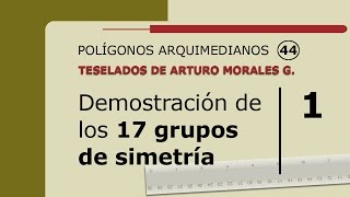 Demostración de los 17 grupos de simetría 1  Amg [upl. by Fahy]