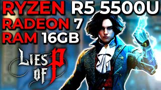 Lies of P  Ryzen 5 5500U Radeon 7 Graphics AMD  TRIGKEY 5500U Mini PC [upl. by Erdnaxela]