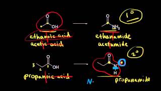 Nomenclature and properties of amides  Organic chemistry  Khan Academy [upl. by Ecenaj570]