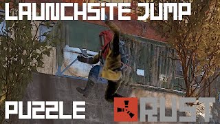 Rust  Launchsite Jump Puzzle and Wall Jumping Technique [upl. by Delanos744]