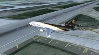 Lets Fly Around The World  Etappe 7  Atlanta nach Chicago  PMDG MD11 22 [upl. by Severen]