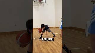 How to CROSSOVER for beginners basketball basketballdrills dribblingdrills [upl. by Nimesay75]