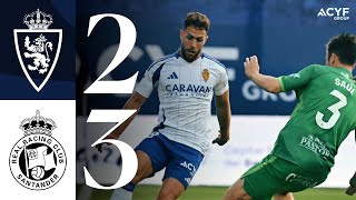 Real Zaragoza 23 Racing de Santander  RESUMEN [upl. by Duvall]