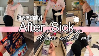 CLEANING AFTER BEING SICK 🤧  Very motivating whole house clean ALL DAY CLEANING MOTIVATION [upl. by Hawthorn]