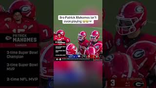 Bringing up Mahomes during a COLLEGE game is wild🤣 youtubeshorts nfl football collegefootball [upl. by Yleen]