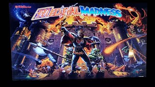 Medieval Madness pinball vpx 4k gameplay color dmd [upl. by Ranit]