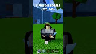 The BEST BOSSES For Grinding First Sea  Blox Fruits bloxfruits levelup grinding npc boss [upl. by Ymrots359]