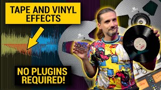 Create Vintage Tape amp Vinyl Effects With NO Plugins  Cubase Secrets with Dom [upl. by Heilner]