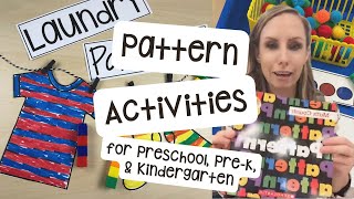 Pattern Activities for Preschool PreK and Kindergarten [upl. by Holly-Anne]