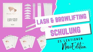 Lashlifting amp Browlifting Tutorial Schulung neues Wimpernlifting Set lashlifting browlifting [upl. by Fiorenza]