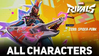 Marvel Rivals  Closed Alpha First Look All Characters amp Skins  CODE GIVEAWAYS [upl. by Gautea14]