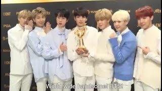 BTS FUNNY MOMENTS AT GOLDEN DISC AWARDS 2018 DAY 1 COMPILATION [upl. by Rennold937]