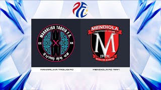 PFL Season 2024  Maharlika Taguig FC vs Mendiola FC 1991 [upl. by Zobe]