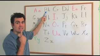 The English Alphabet ABC  Learn English Speak English [upl. by Notxarb]