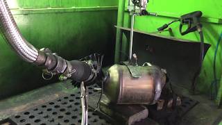 Roetfilter reinigen DPF cleaning audi a4 27 tdi amsterdam noord [upl. by Annaehs]