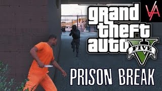 GTA 5 Online  Sortie de prison en entier DLC BRAQUAGE [upl. by Mcleroy616]