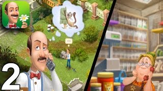 GARDENSCAPES NEW ACRES Walkthrough Gameplay Part 2  Day 2 iOS Android [upl. by Nedyrb]