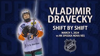 Vladimir Dravecký vs HK Spišská Nová Ves  Mar 1 2024  2026 NHL Draft [upl. by Dore]