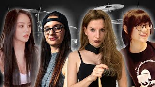 10 BEST FEMALE DRUMMER 2021  MY VERSION [upl. by Llimaj]