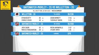 BayswaterMorley  3s v Willetton  3s [upl. by Annaul]