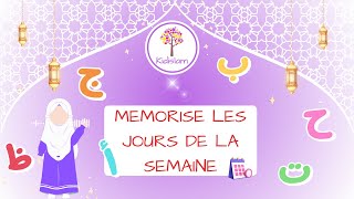 Mémorise les jours de la semaine en arabe أيام الأسبوع [upl. by Mosra393]