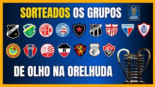 COPA DO NORDESTE  GRUPOS DA PRIMEIRA FASE [upl. by Aneekas643]