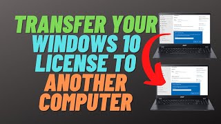 How to Transfer Your Windows 10 License to Another Computer [upl. by Alaekim]