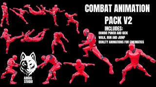 COMBAT ANIMATION PACK V2 [upl. by Ekud]