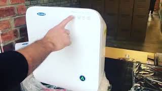 How to turn off the light on the new CF8500 air purifier model [upl. by Enelear429]