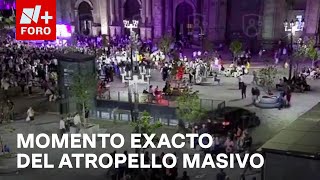 Momento en que camioneta arrolla a decenas de fieles en la Catedral de Guadalajara  Las Noticias [upl. by Cowen434]