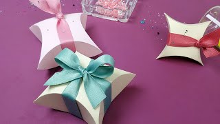 Make Easy Paper jewelry Gift Box DIY Crafts wrapping Ideas [upl. by Notsniw]