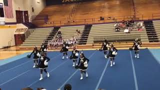 BUCHTEL MIDDLE SCHOOL CHEERLEADERS 1st place non tumble Cheersgiving Extravaganza [upl. by Assadah]