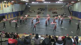 LEGACY HIGH SCHOOL COLOR GUARD  FIRST WINTERGUARD PERFORMANCE 22424 Desert Pines High School [upl. by Dorej]