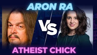 Aronra Gets Owned By Atheist Chick [upl. by Eiramlatsyrc]